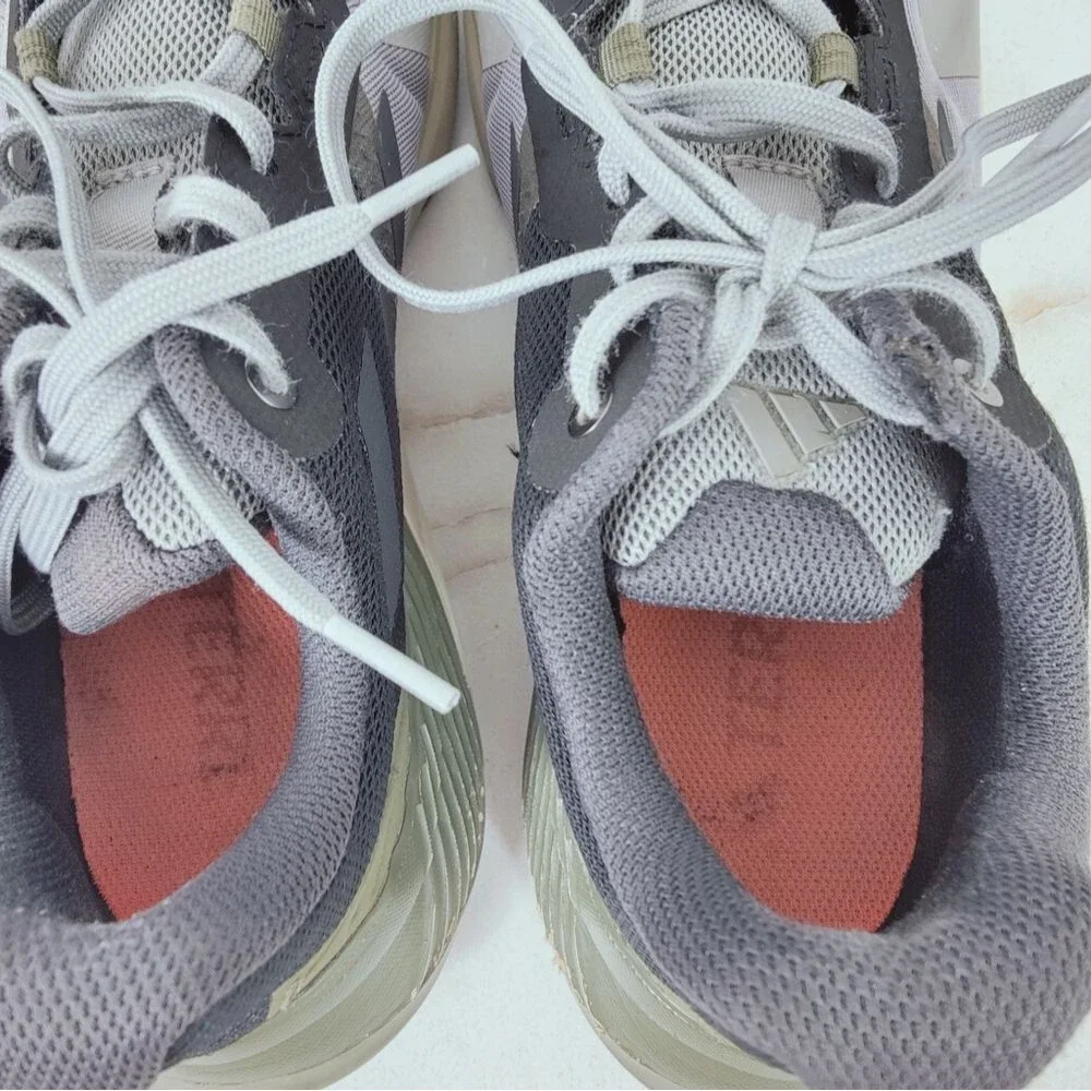 Adidas Men's Terrex Soulstride Trail Running Sneakers Grey Beige Olive, 8.5
